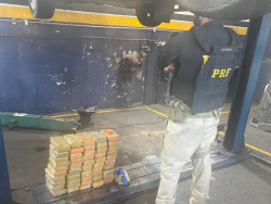 Paulista é preso transportando 55 quilos de cocaína de MS para o Paraná