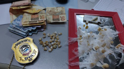 Polícia fecha ponto de venda de drogas e apreende adolescente por homicídio