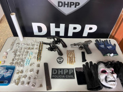 Polícia prende autor de homicídio com armas e drogas em Campo Grande