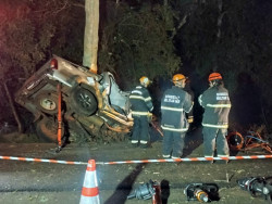 Pai e filho morrem em acidente na MS-276 em Dourados