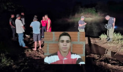 Bombeiros e policiais encontraram corpo de brasileiro que caiu no Rio Apa