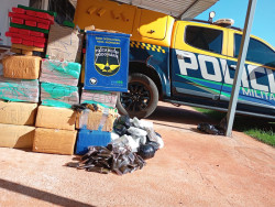 Homem é preso levando quase 700 quilos de droga em Nissan Versa na MS-480