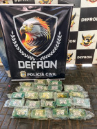 Polícia encontra tabletes de maconha em tanque de caminhonete já apreendida pelo DOF