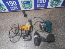 Ação conjunta recupera ferramentas furtadas de comércio; autor é preso