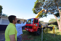 Prefeitura leva serviço de podas preventivas de árvores para a região da Vila Hilda