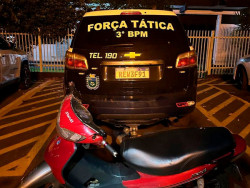 Polícia Militar apreende adolescentes após roubo de motocicleta em Dourados