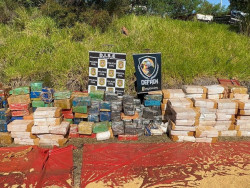 Ação conjunta da Defron e da polícia paulista prende homens com 7,2t de maconha