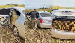 Homens são presos com carro carregado com drogas na capital
