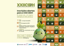 Abertas inscrições do XXII Congresso Internacional de Direitos Humanos