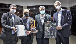 Azambuja e presidente Mário Abdo discutem ações entre MS e Paraguai