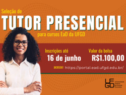 Seleção de tutor presencial para cursos EaD da UFGD tem inscrições prorrogadas