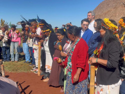 Sônia Guajajara debate COP30 e visita pela 1ª vez a Reserva Indígena de Dourados