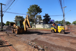 Vila Mary recebe operação de tapa-buracos
