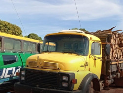 Polícia Ambiental apreende caminhão com madeira nativa em cidade de MS