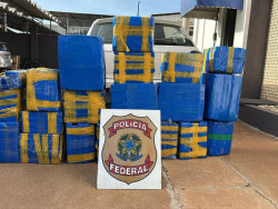 Motorista foge e abandona menor com 350,2 quilos de maconha