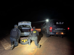 Mulher que saiu de Dourados com cocaína no estepe é presa pelo DOF