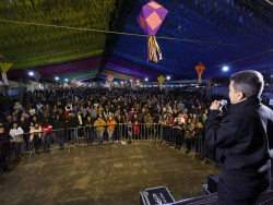 Na abertura da Festa Junina, Marçal destaca os esforços para levar lazer à população