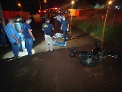 Motociclista morreu atropelado pela amiga que estava junto momento antes de morrer