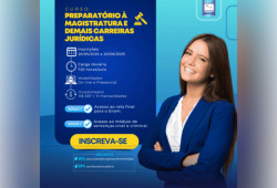 Inscrições para curso preparatório à Magistratura terminam 6ª-feira