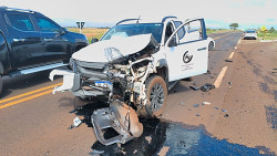 Identificado motorista morto em acidente na BR-463; mulher está internada em estado grave