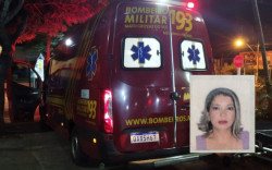 Mulher é encontrada caída ao lado de moto e morre após ser levada para o hospital
