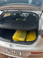 Morador na Capital é preso com 176 quilos de maconha após perseguição em Indápolis