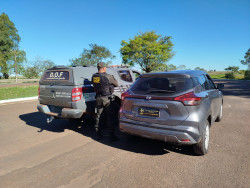 Veículo roubado em São Paulo é recuperado na fronteira de MS com Paraguai