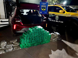 Polícia Militar Rodoviária apreende carga de droga avaliada em R$ 446 mil