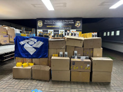 Trabalho conjunto apreende cerca de R$ 4 mi em mercadorias na BR-463