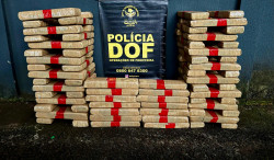 Homem tenta fugir com 83 quilos de maconha, mas acaba preso na fronteira