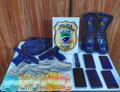 Homem que se passava por policial para extorquir e roubar é preso pela Polícia Civil