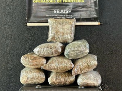 Adolescente é apreendida com mala cheia de skunk na BR-463