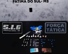 Ação conjunta da polícia prende traficante com 12 condenações somando pena de 50 anos