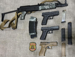 Filho e sobrinho de subprefeito são presos com armamento pesado na fronteira