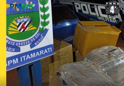 Polícia Militar apreende carga de contrabando em distrito da fronteira
