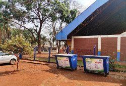 IMAM realiza a instalação de caçambas coletoras nas aldeias de Dourados