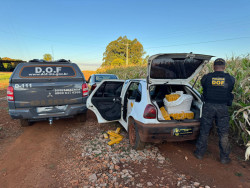 Foragido e "comparsa" são presos com 300 quilos de drogas em MS