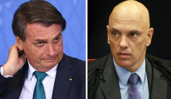 Moraes diz que Bolsonaro confessou extorsão contra Justiça brasileira