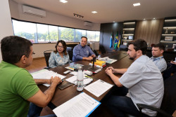 Acessibilidade é tema de reunião de Marçal com diretores do Crea-MS