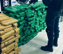 Polícia Militar prende idosa com 438 quilos de maconha no Parque do Lago
