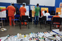 Projeto utiliza pintura em telas como instrumento de ressocialização em Dourados