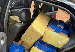 Homem é preso pela Polícia Civil com 580 quilos de maconha em oficina mecânica