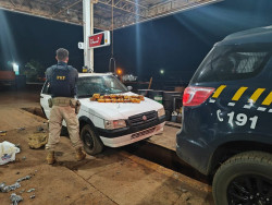 Homem é preso pela PRF com 10,6 quilos de pasta base de cocaína em MS