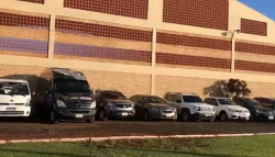 Durante Operação Policial contra PCC, 11 veículos foram apreendidos na fronteira