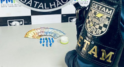 Adolescente é apreendido com pasta base e dinheiro em Dourados