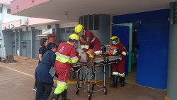 Motociclista morre após cair na rotatória entre Marcelino Pires e BR-163