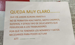 "Justiceiros da Fronteira" deixam bilhete com ameaças a criminosos em residência