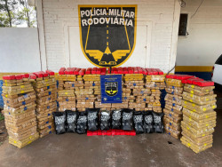 Rapaz tenta fugir com carro lotado de drogas, mas acaba detido na MS-164