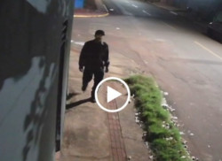 Polícia divulga imagens para localizar homem que estuprou jovem na Capital