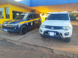 Caminhonete furtada em Brasília é recuperada pela PRF em MS